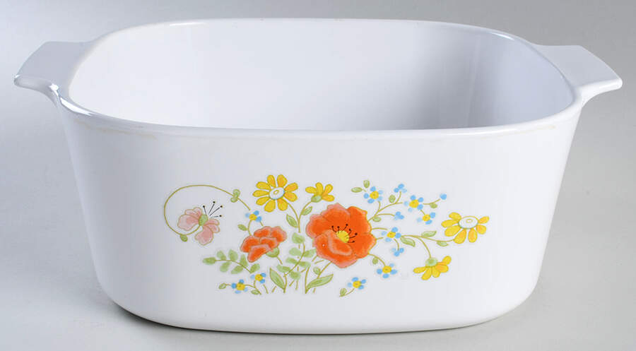 Wildflower (Corelle) 5 Quart Square Casserole No Lid by Corning Corelle-1