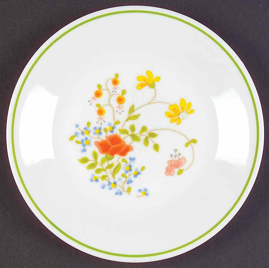 Wildflower (Corelle) Bread & Butter Plate by Corning Corelle-1
