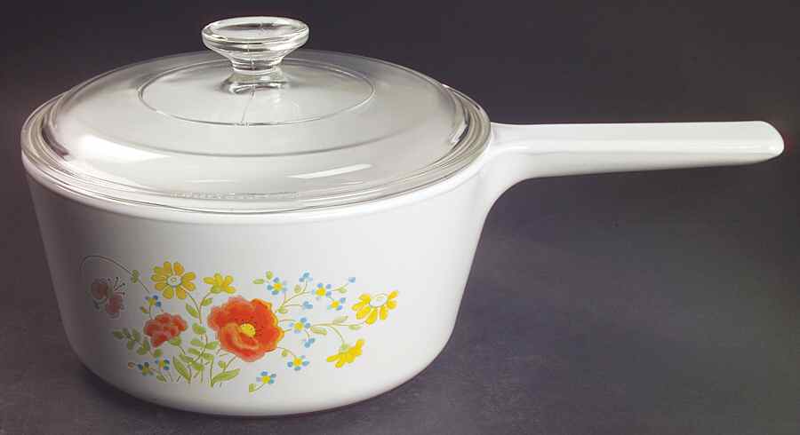 Wildflower (Corelle) 2.5 Qt Saucepan W/Glass Lid by Corning Corelle-1