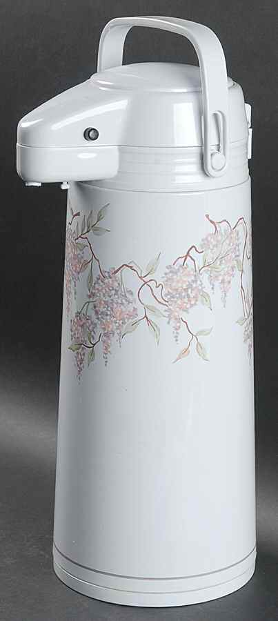 Wisteria (Corelle) Thermal Pump w/Hinged Lid & Pump Mechanism by Corning Corelle-1