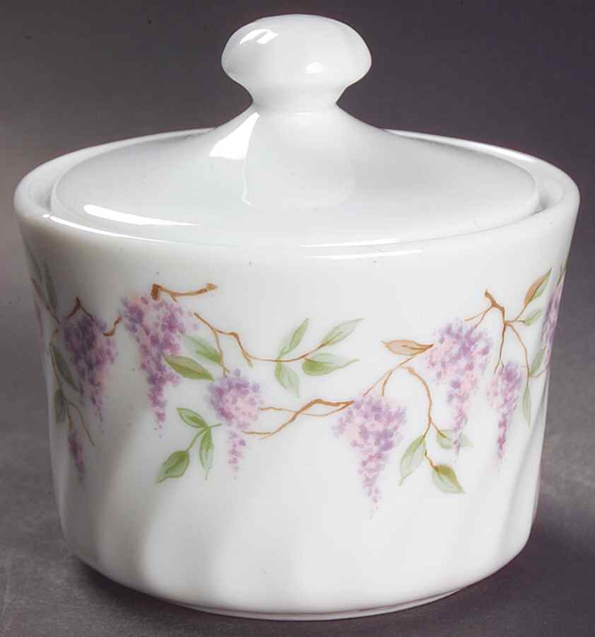 Wisteria (Corelle) Sugar Bowl & Lid by Corning Corelle-1