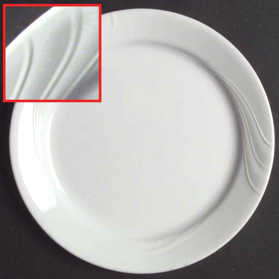 Windward White (Corelle) Dinner Plate by Corning Corelle-1