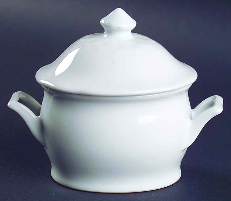 Alabaster Sugar Bowl & Lid by Couture-1