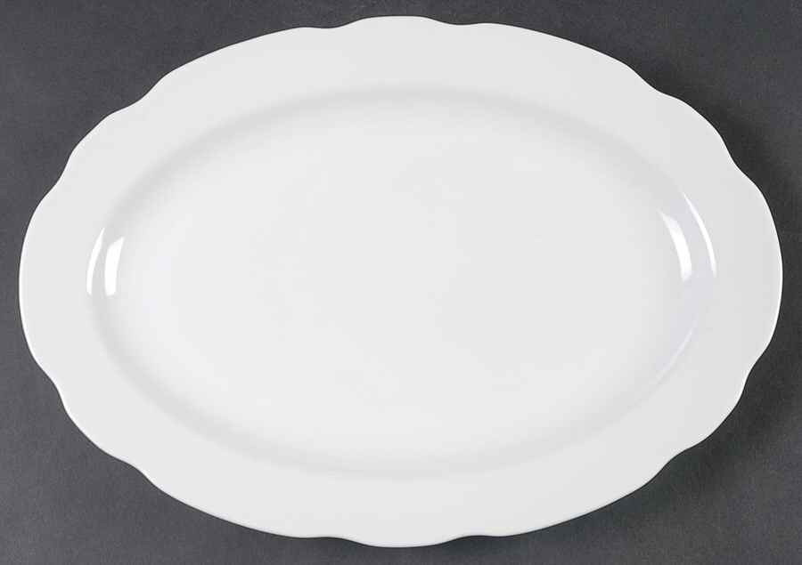 Alabaster 14" Oval Serving Platter by Couture-1