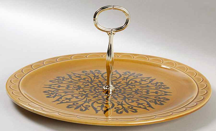 Castilian Round Serving Plate with Handle (CH) by Coventry - USA-1