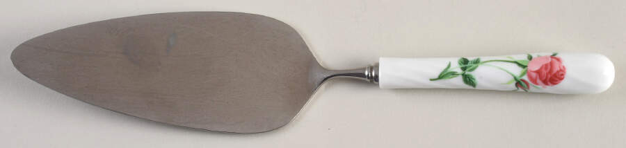 Rose Pie & Cake Server with Stainless Blade by Christineholm-1