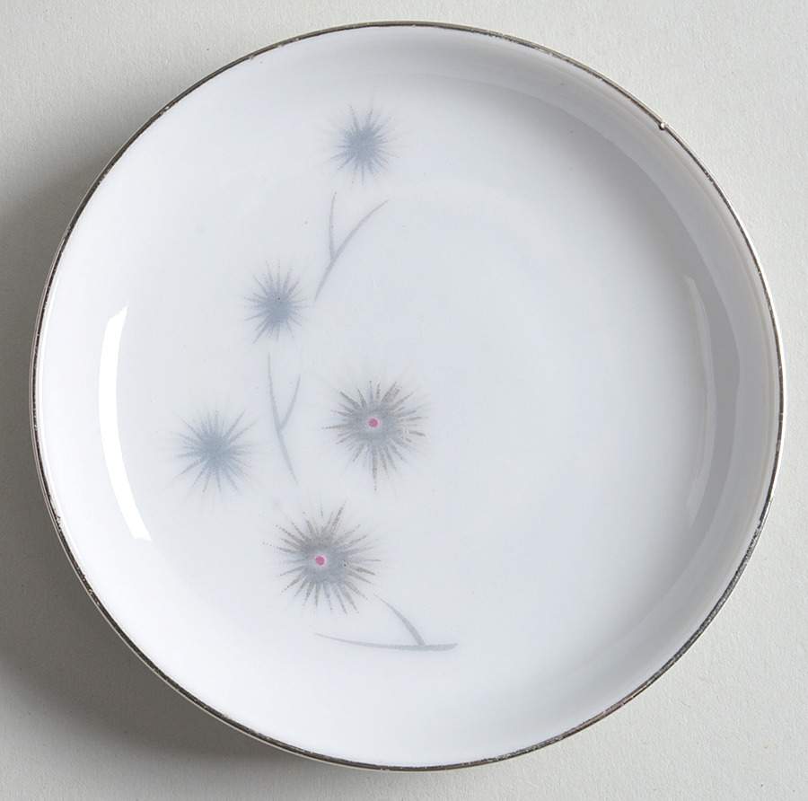Platinum Star Burst Coaster/Butter Pat by Creative-1