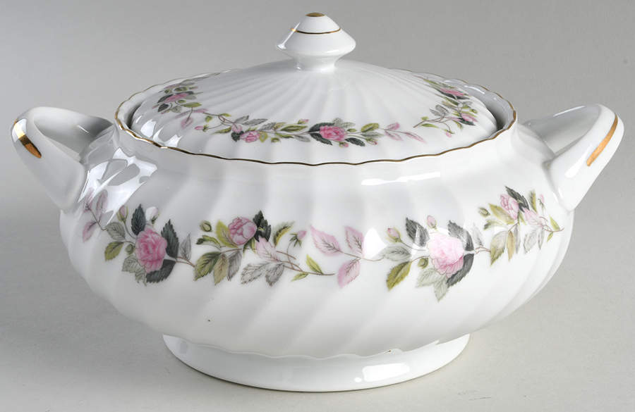 Regency Rose Round Covered Vegetable by Creative-1
