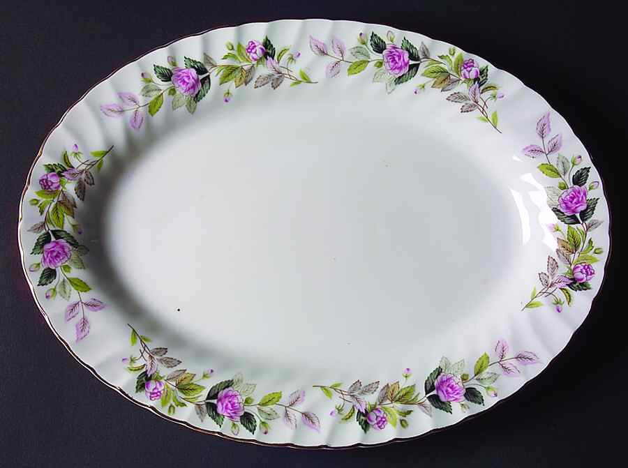 Regency Rose 12" Oval Serving Platter by Creative-1