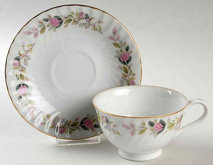 Regency Rose Footed Cup & Saucer Set by Creative-1