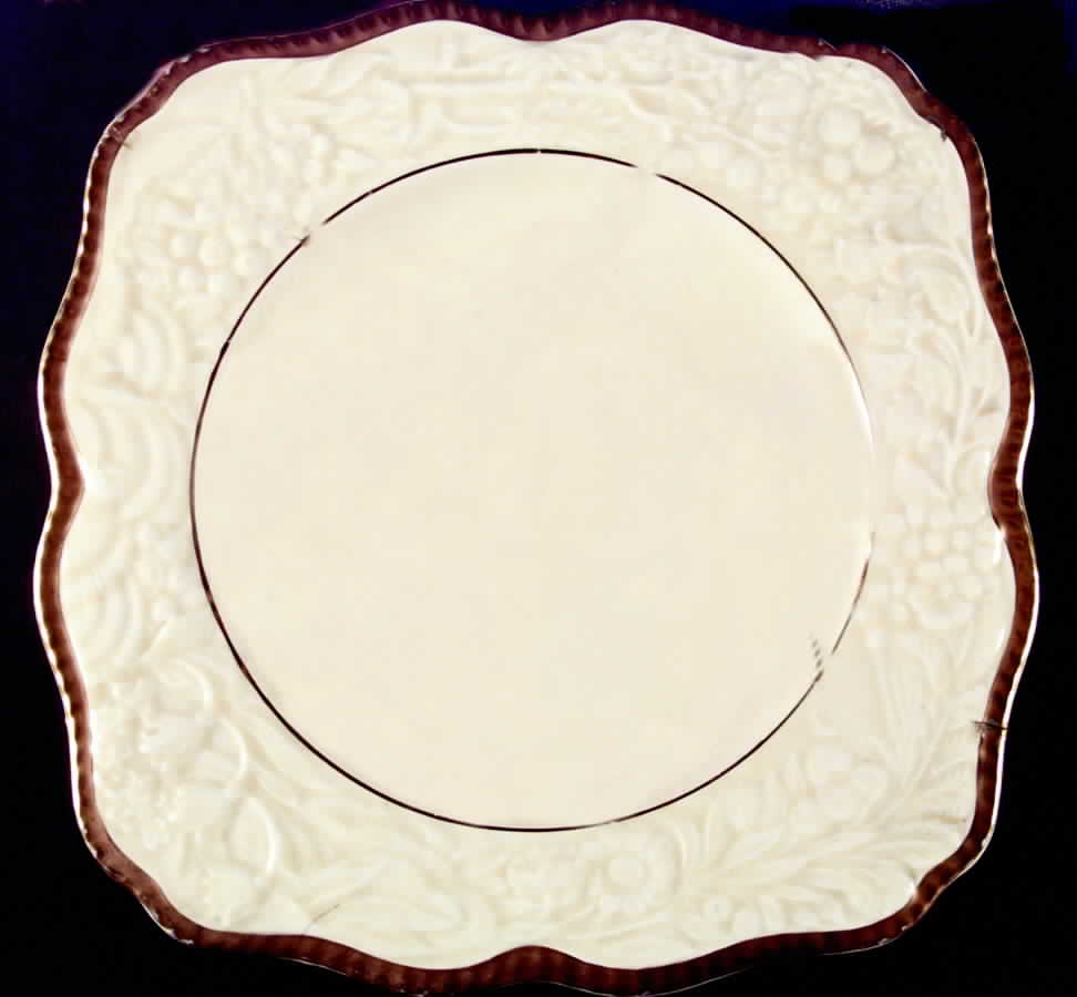 2425 Square Salad Plate by Crown Ducal-1