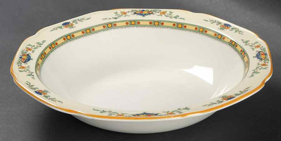 A1476 (Round, Scalloped) Soup/Cereal Bowl by Crown Ducal-1