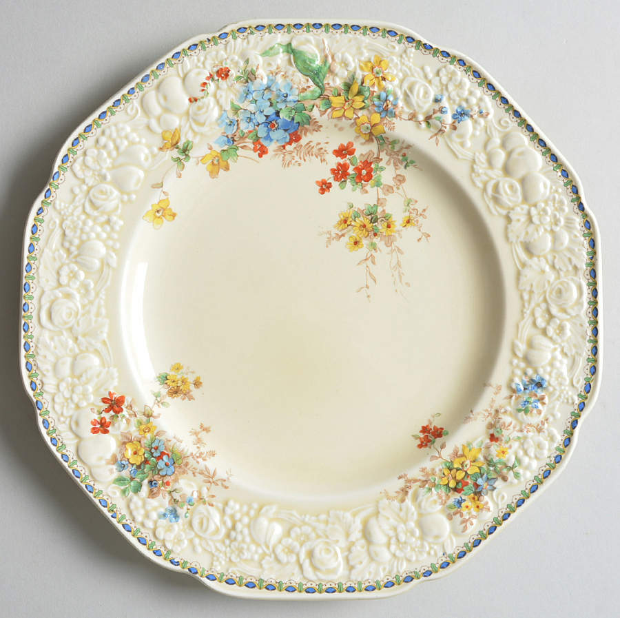Berkshire Dinner Plate by Crown Ducal-1