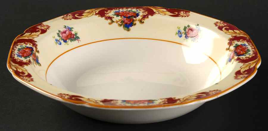 CRD38 Rim Soup Bowl by Crown Ducal-1