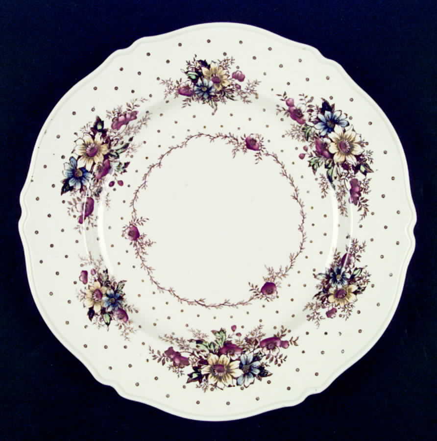 Devon Dinner Plate by Crown Ducal-1