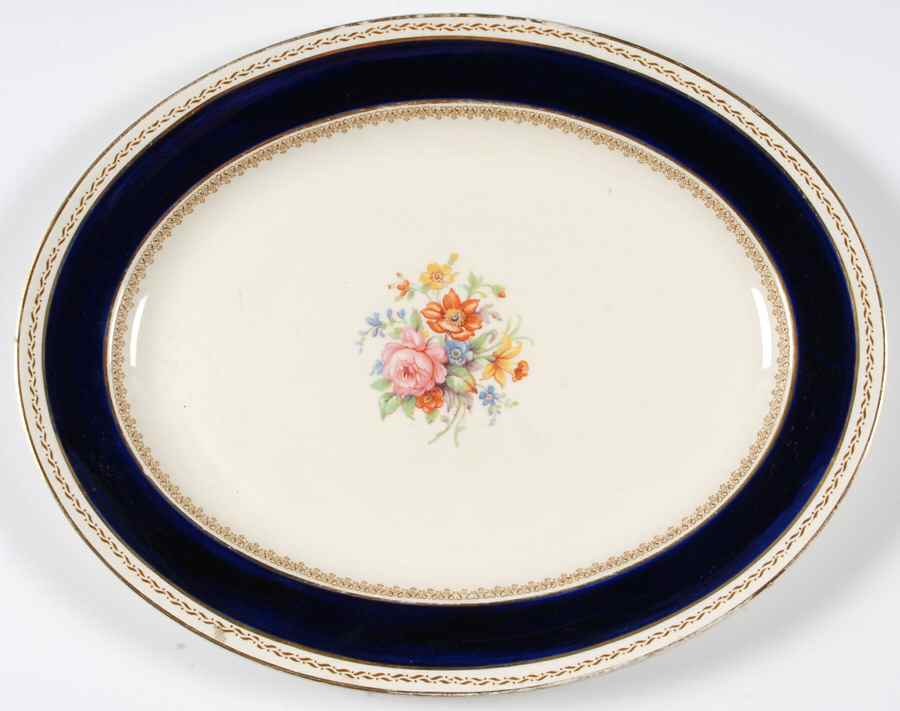 Empress 14" Oval Serving Platter by Crown Ducal-1