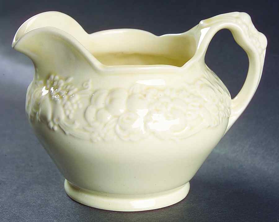 Florentine Dark Cream Creamer by Crown Ducal-1