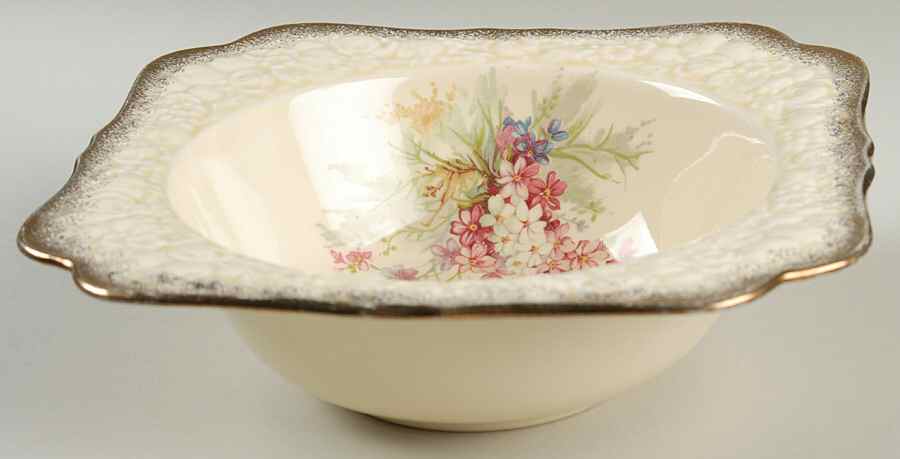 Picardy 8" Square Vegetable Bowl by Crown Ducal-1