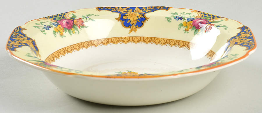 Westminster (Round, Scalloped) Rim Soup Bowl by Crown Ducal-1