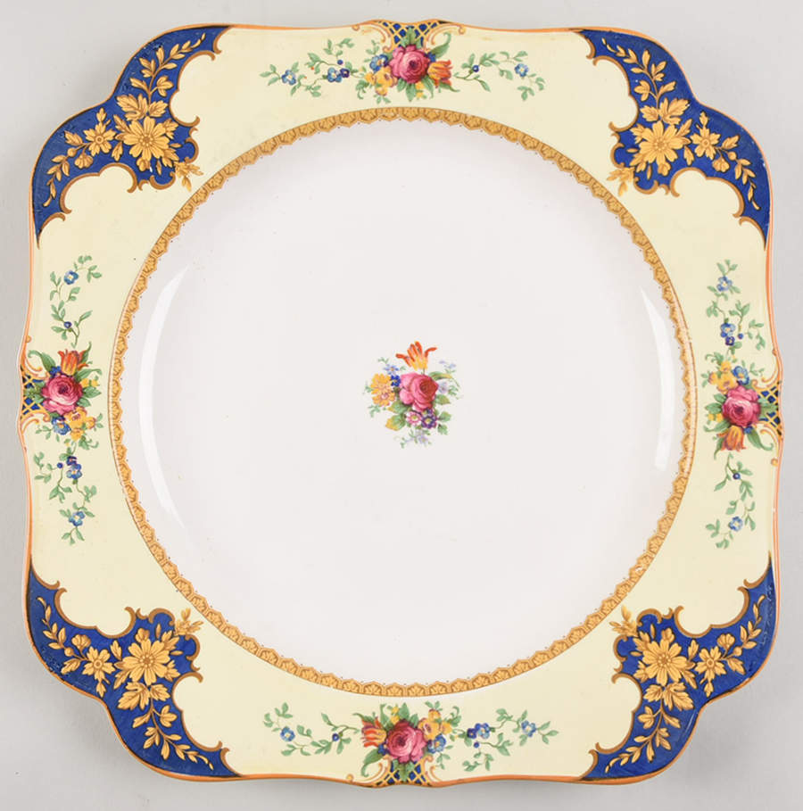Westminster (Round, Scalloped) 12" Chop Plate (Round Platter) by Crown Ducal-1