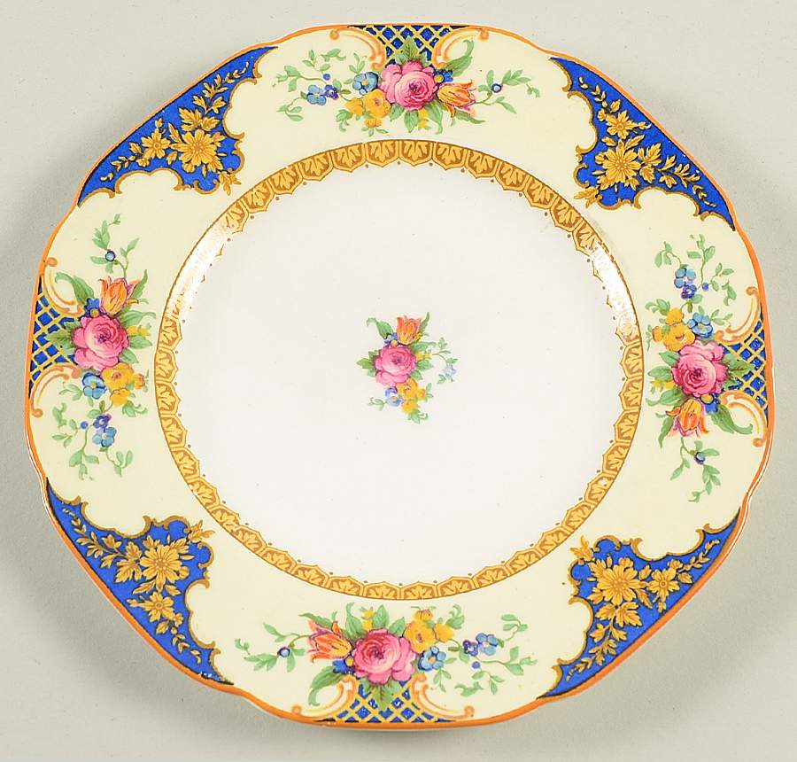 Westminster (Round, Scalloped) Dessert/Pie Plate by Crown Ducal-1