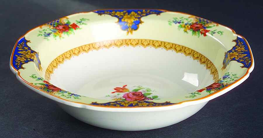 Westminster (Round, Scalloped) Rim Cereal Bowl by Crown Ducal-1