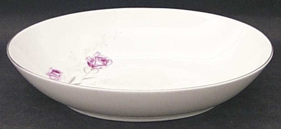 Misty Rose 10" Oval Vegetable Bowl by Crest Wood-1