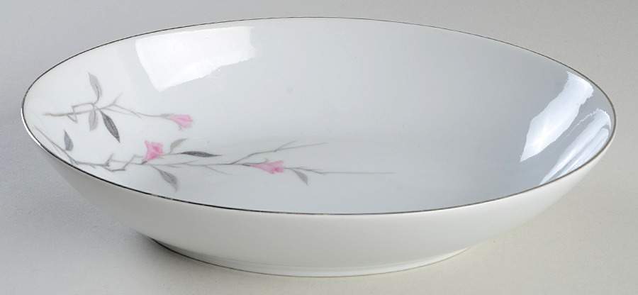Sakura 10" Oval Vegetable Bowl by Crest Wood-1