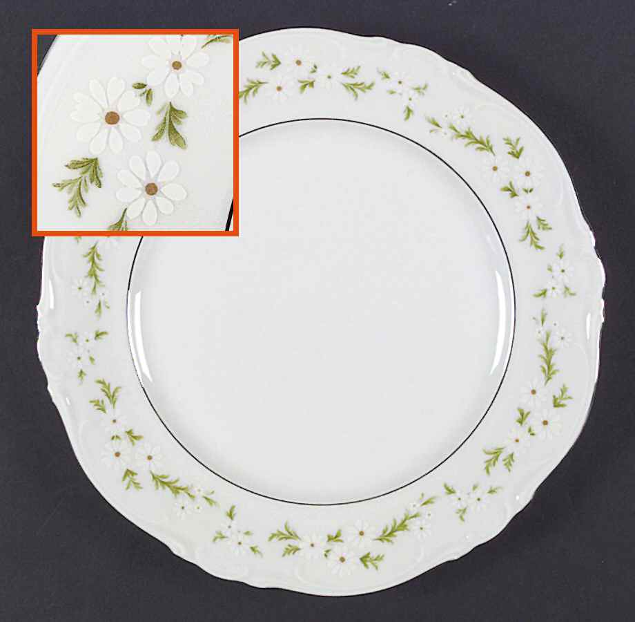 Bridal Wreath Dinner Plate by Crown Jewel-1