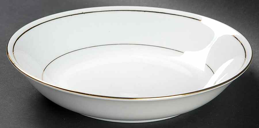 Classic Gold Coupe Soup Bowl by Crown Ming-1