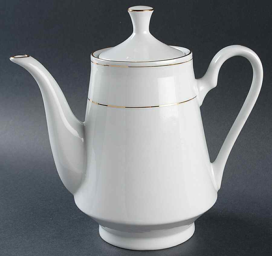 Classic Gold Coffee Pot & Lid by Crown Ming-1