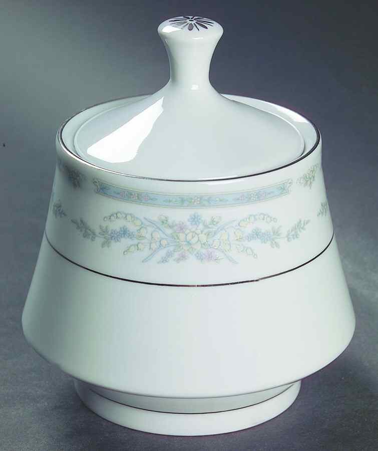 Diana Sugar Bowl & Lid by Crown Ming-1