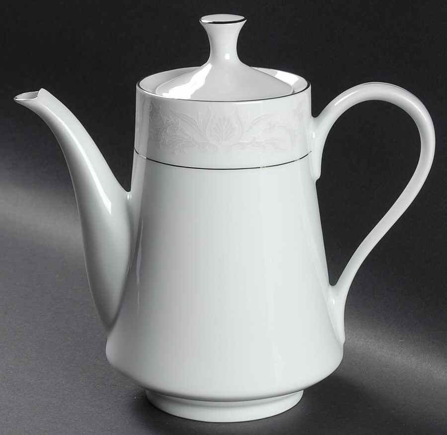 Royal Palm Coffee Pot & Lid by Crown Ming-1