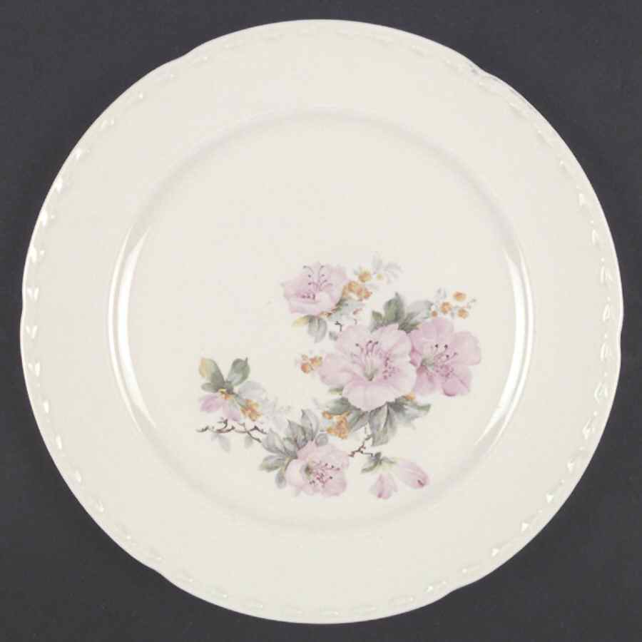Apple Blossom Dinner Plate by Crooksville-1