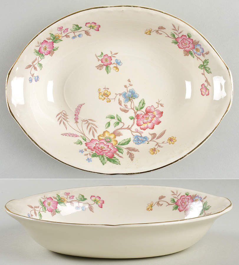 Belmont 9" Oval Vegetable Bowl by Crooksville-1