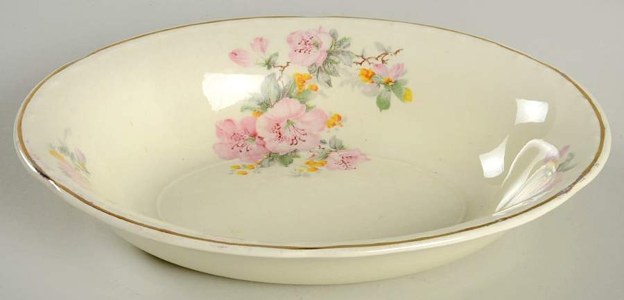 CRO1 9" Oval Vegetable Bowl by Crooksville-1