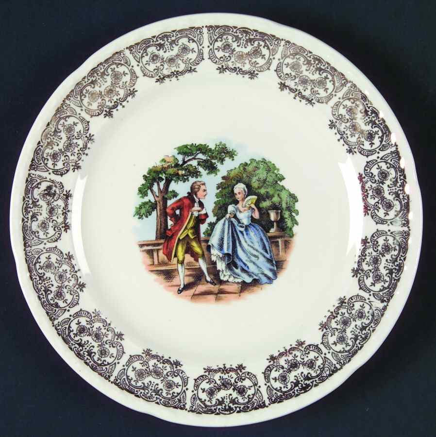 CRO10 Bread & Butter Plate by Crooksville-1