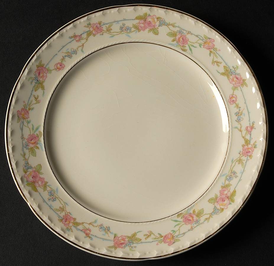 CRO19 Dessert/Pie Plate by Crooksville-1