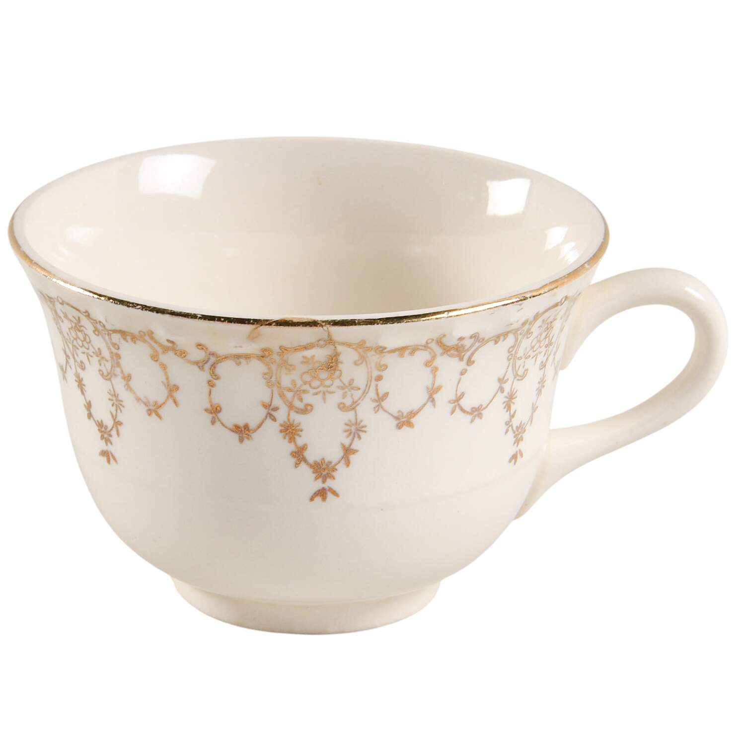 Lorraine Flat Cup by Crooksville-1