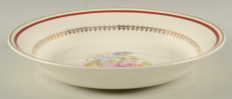 Hyde Park Rim Soup Bowl by Crooksville-1