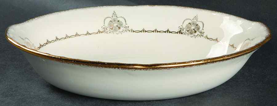 CRO9 9" Oval Vegetable Bowl by Crooksville-1