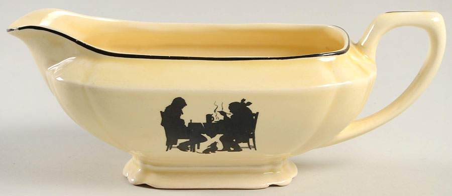Silhouette Gravy Boat by Crooksville-1