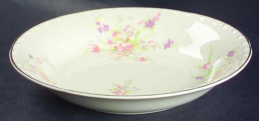 Spring Blossom Coupe Soup Bowl by Crooksville-1