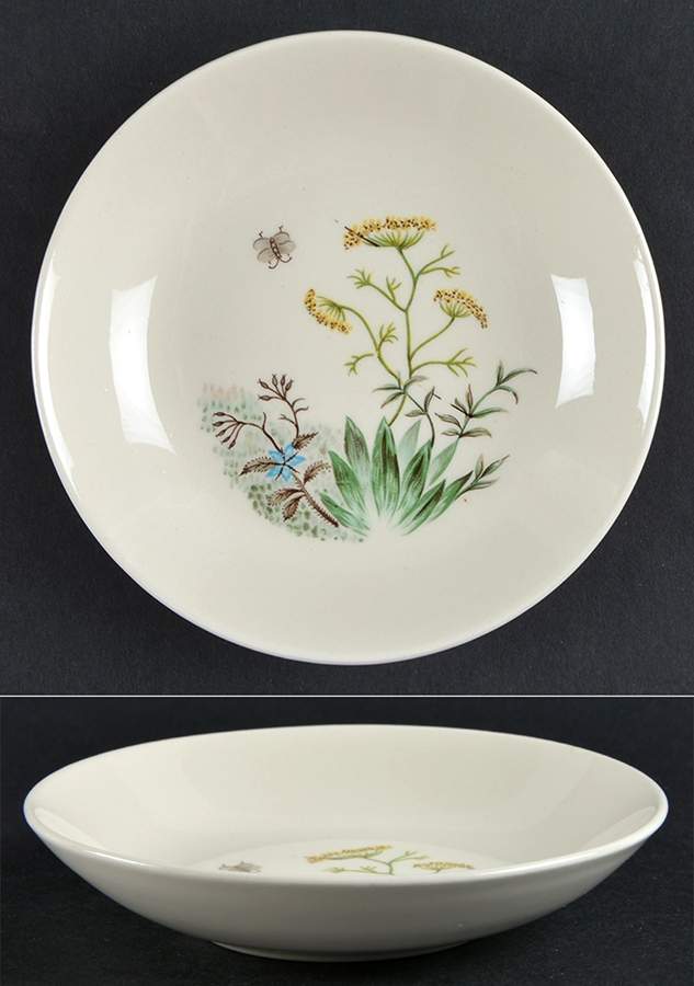 Wildflower Fruit/Dessert (Sauce) Bowl by Crooksville-1