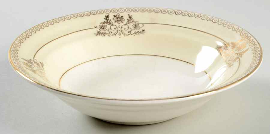 10007 Rim Fruit/Dessert (Sauce) Bowl by Crown Potteries-1