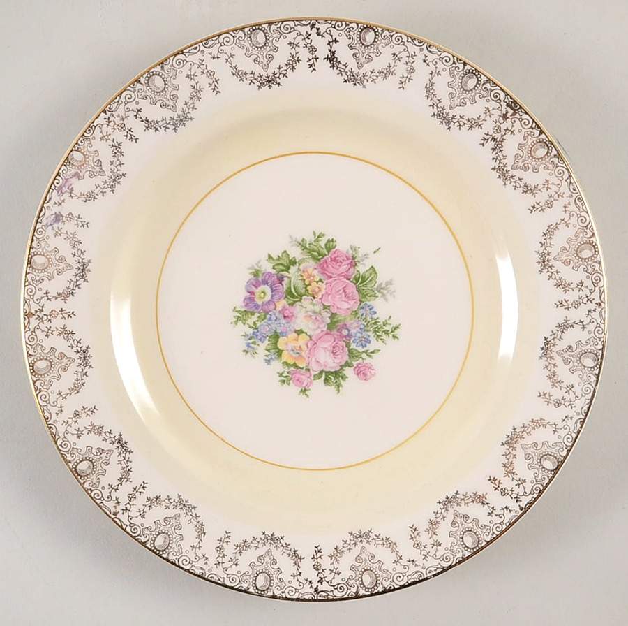 CRP17 Salad Plate by Crown Potteries-1