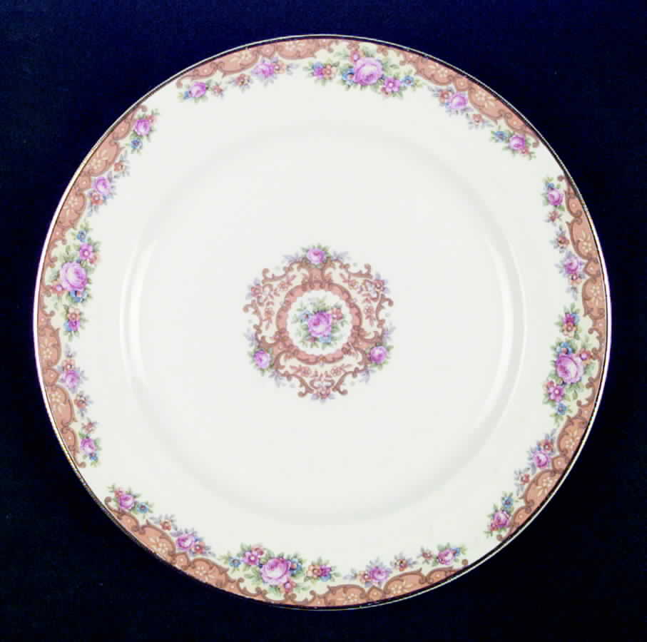 CRP24 Luncheon Plate by Crown Potteries-1