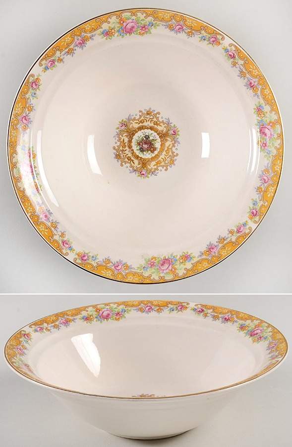 CRP24 8" Round Vegetable Bowl by Crown Potteries-1