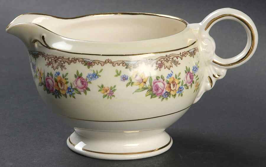 Garland Creamer by Crown Potteries-1