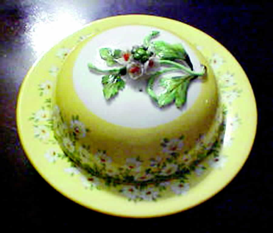 13818 Round Covered Butter by Crown Staffordshire-1